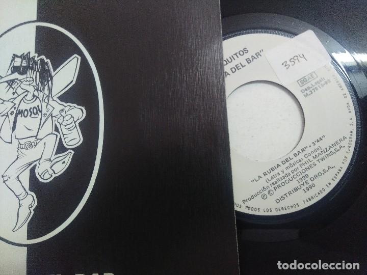 Discos de vinilo: SINGLE/MOSQUITOS/LA RUBIA DEL BAR. - Foto 2
