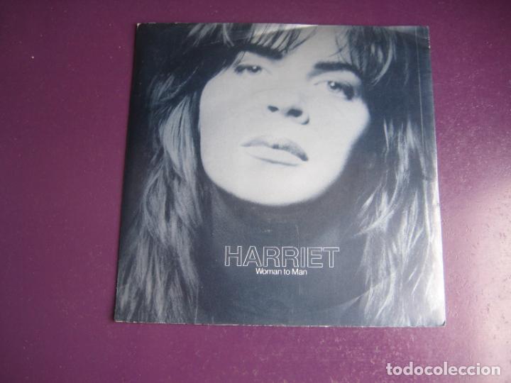 Discos de vinilo: Harriet &ndash; Woman To Man - Sg EASTWEST 1991 - SOUL POP 80'S 90'S - SIN APENAS USO