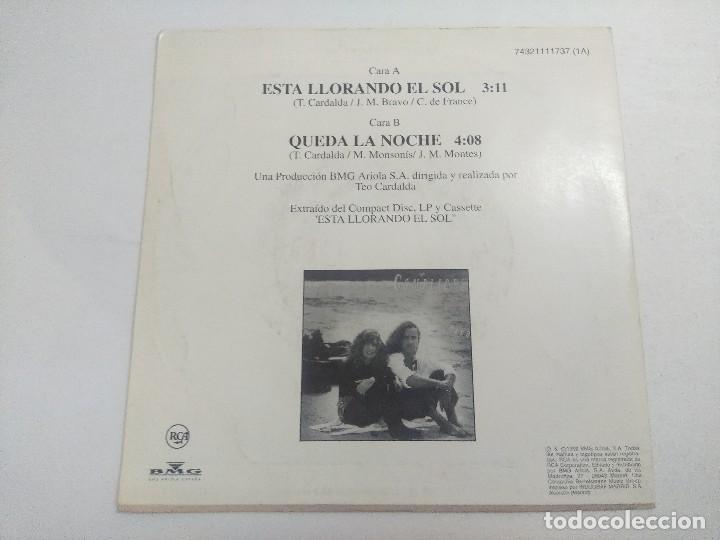 Discos de vinilo: SINGLE/COMPLICES/ESTA LLORANDO EL SOL. - Foto 3