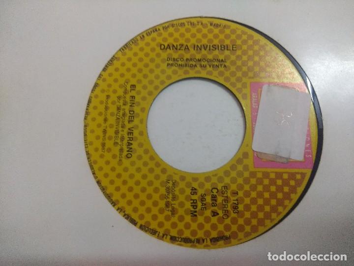 Discos de vinilo: SINGLE/DANZA INVISIBLE/EL FIN DEL VERANO/PROMOCIONAL. - Foto 2