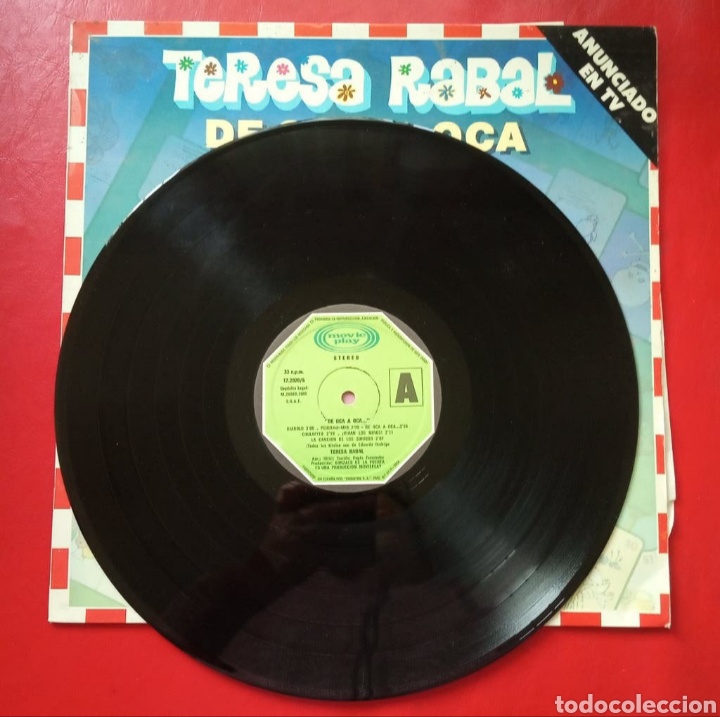 Discos de vinilo: DISCO TERESA RABAL. LP DE OCA A OCA - Foto 2