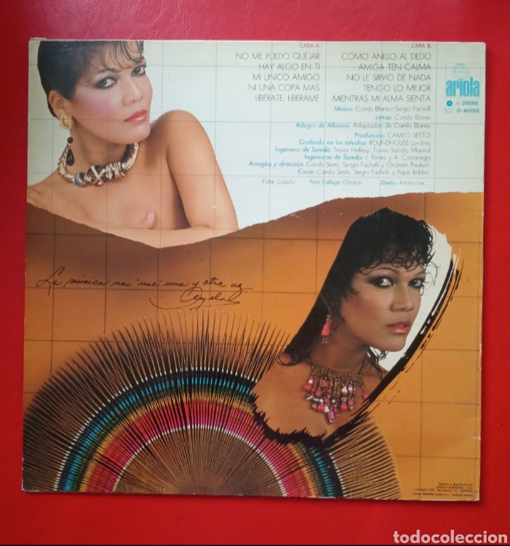 Discos de vinilo: DISCO &Aacute;NGELA CARRASCO. LP UNIDOS - Foto 3