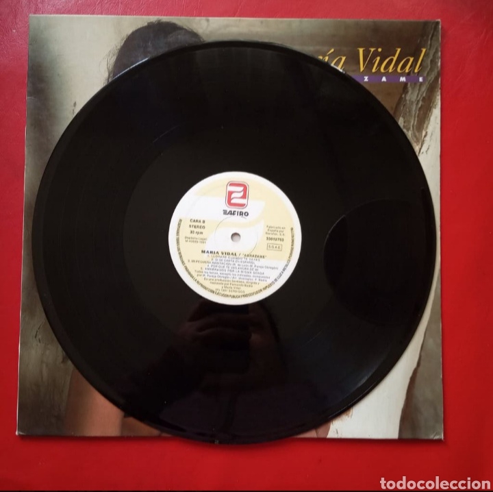 Discos de vinilo: DISCO LP MAR&Iacute;A VIDAL. LP ABRAZAME - Foto 2