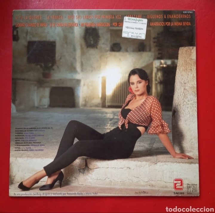 Discos de vinilo: DISCO LP MAR&Iacute;A VIDAL. LP ABRAZAME - Foto 3