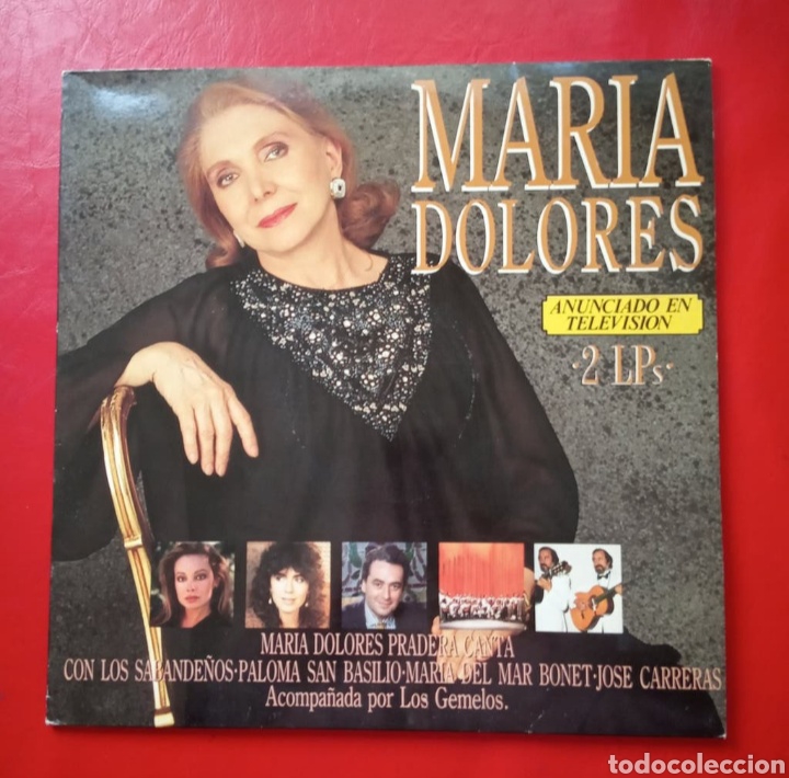 Discos de vinilo: DISCO 2 LP,S MARIA DOLORES PRADERA. LP - Foto 1