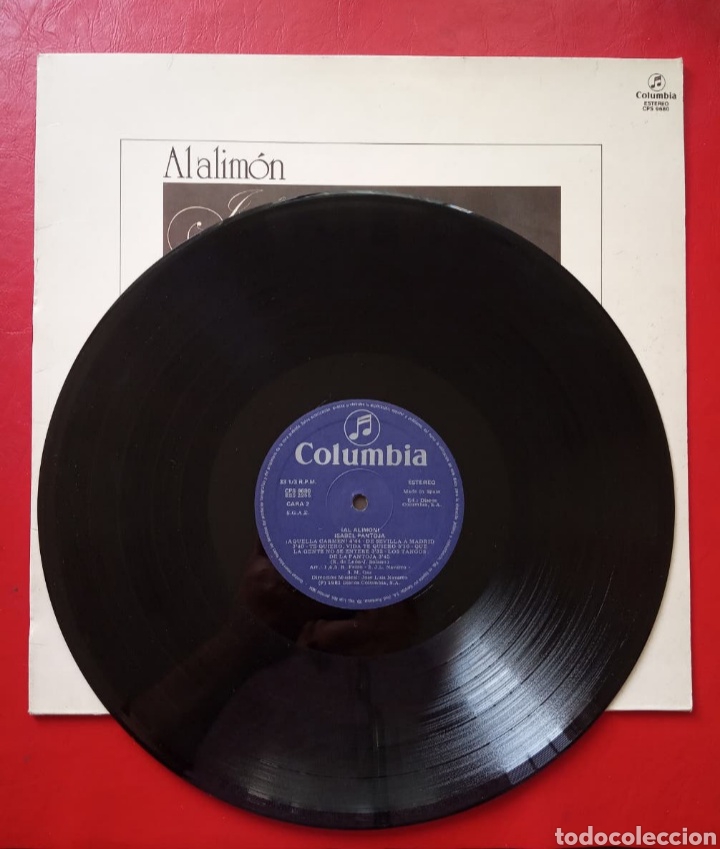 Discos de vinilo: DISCO ISABEL PANTOJA. LP AL ALIMON - Foto 2