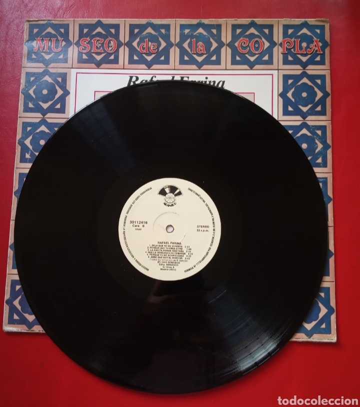 Discos de vinilo: DISCO RAFAEL FARINA. LP MUSEO DE LA COPLA - Foto 2