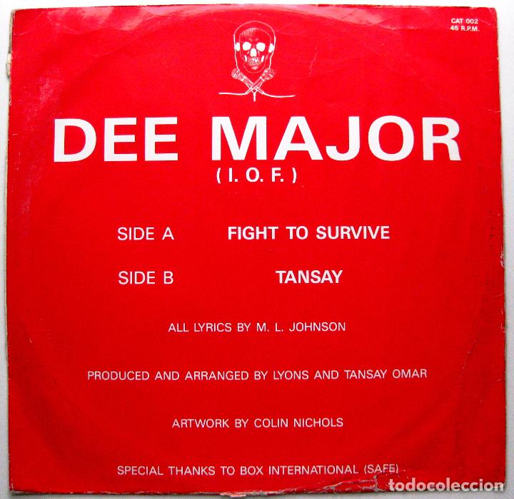 Discos de vinilo: Dee Major - Fight To Survive - Maxi Catt Records 1988 UK BPY - Foto 2 - 273979433