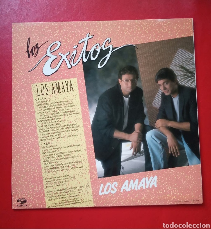 Discos de vinilo: DISCO LOS AMAYA. LP LOS &Eacute;XITOS - Foto 3