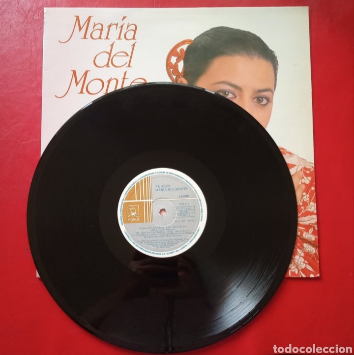 Discos de vinilo: DISCO MARIA DEL MONTE. LP AL ALBA - Foto 2