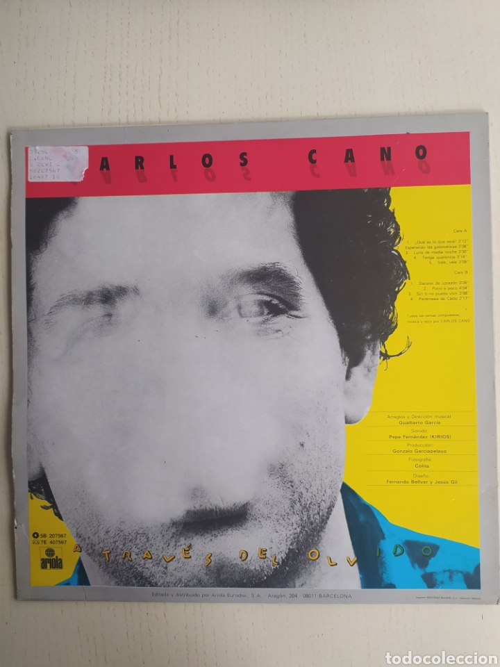 Discos de vinilo: Lote LPs Carlos Cano - Foto 5