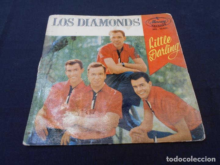 Discos de vinilo: LOS DIAMONDS // LITTLE DARLING - Foto 1