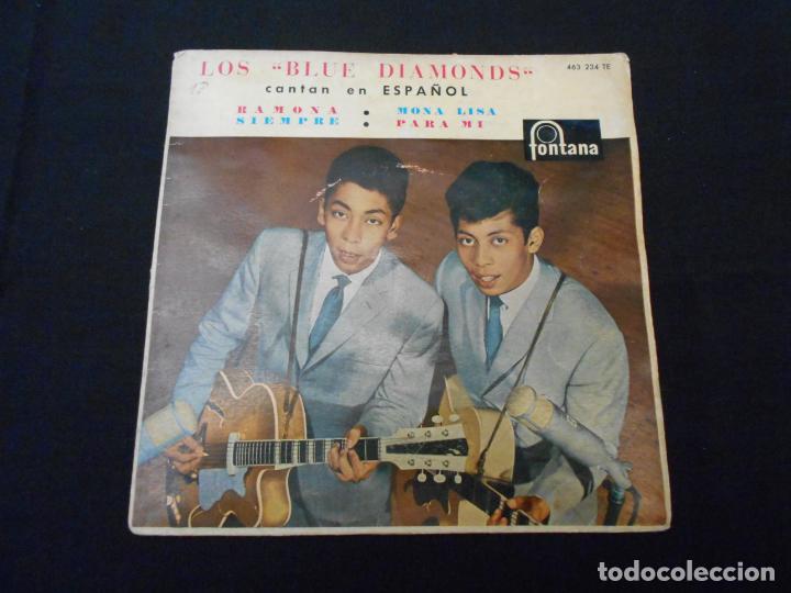 Discos de vinilo: LOS BLUE DIAMONDS // RAMONA + 3 - Foto 1