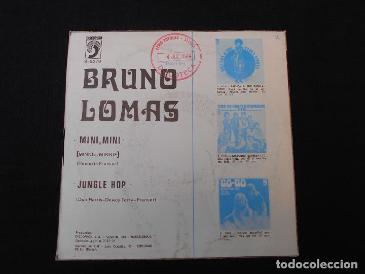 Discos de vinilo: BRUNO LOMAS // MINI, MINI - JUNGLE HOP - Foto 2