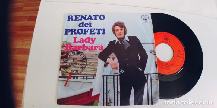 Discos de vinilo: RENATO DEI PROFETI-SINGLE LADY BARBARA - Foto 1