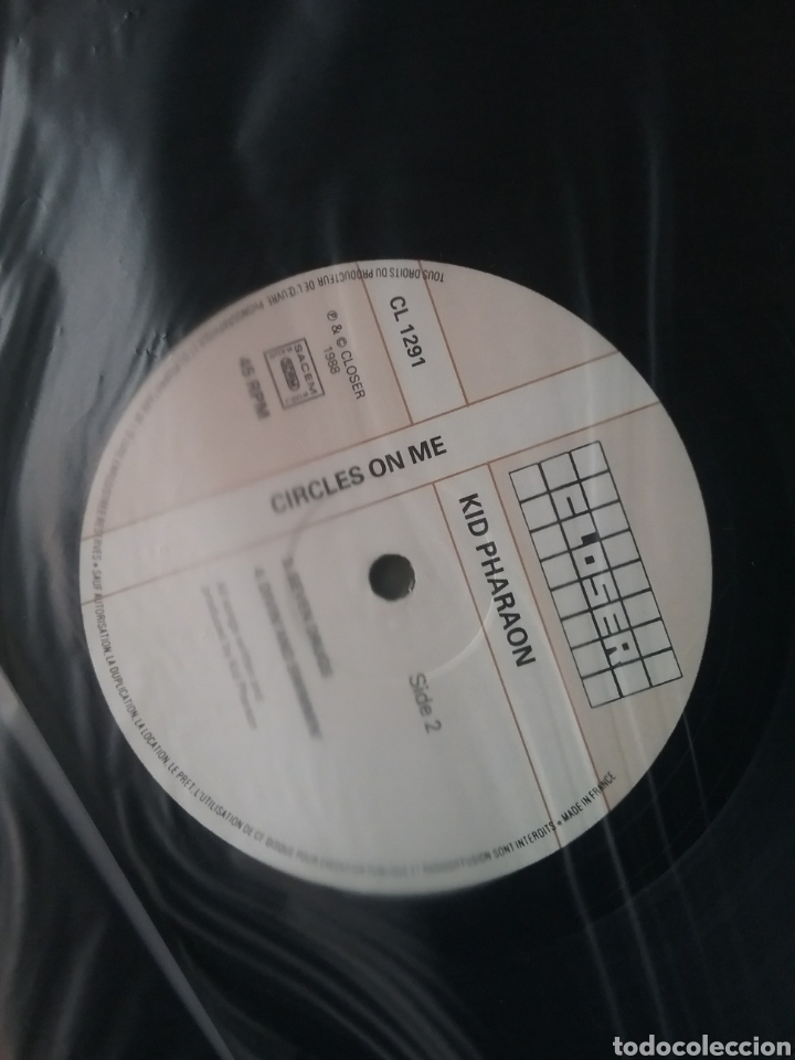 Discos de vinilo: Kid Pharaon 1988 Maxi - EP Closer Records - Foto 4