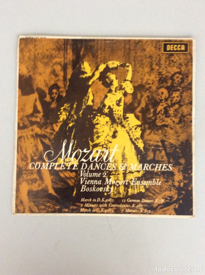 Discos de vinilo: Mozart. Complete dances & marches - Foto 1