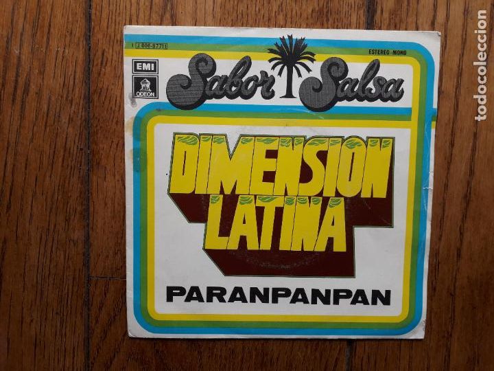 Discos de vinilo: Dimensi&oacute;n latina - el paranpanpan + el mala suerte - Foto 1