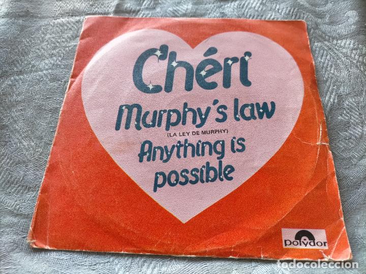 Discos de vinilo: Disco vinilo single: Ch&eacute;ry Murphys law (la ley de murphy) - Foto 2