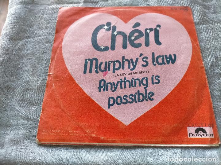 Discos de vinilo: Disco vinilo single: Ch&eacute;ry Murphys law (la ley de murphy) - Foto 1
