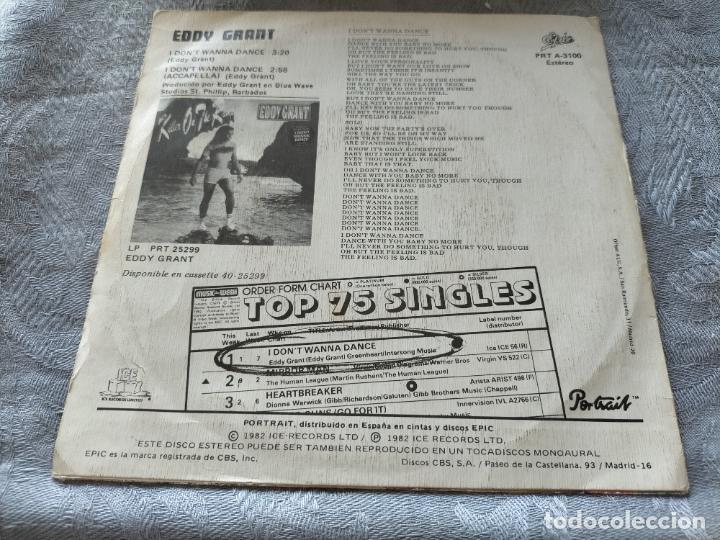 Discos de vinilo: Disco vinilo Eddy Grant I dont wanna dance - Foto 2