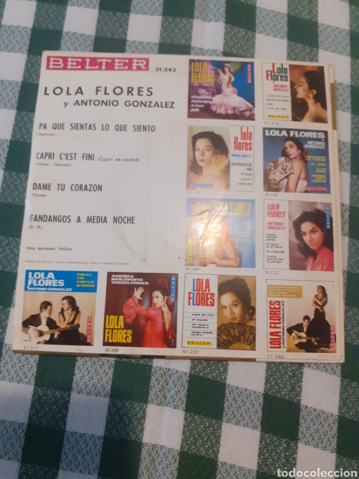 Discos de vinilo: Lola flores y Antonio Gonz&aacute;lez - Foto 2