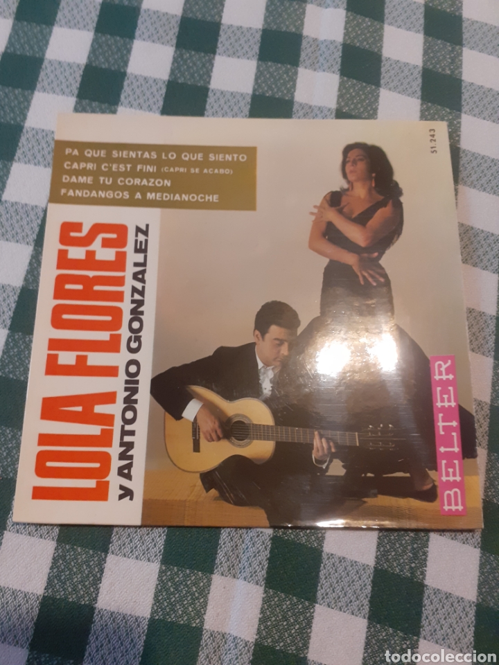Discos de vinilo: Lola flores y Antonio Gonz&aacute;lez - Foto 1