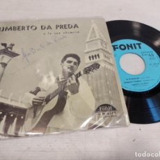 Discos de vinilo: FIRMADO !! UMBERTO DA PEDRA E LA SUA CHITARRA / EP - FONIT / LEVES MARCAS. ***/***