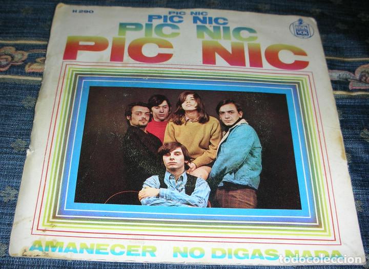 Discos de vinilo: PIC NIC - AMANECER - SINGLE - Foto 1