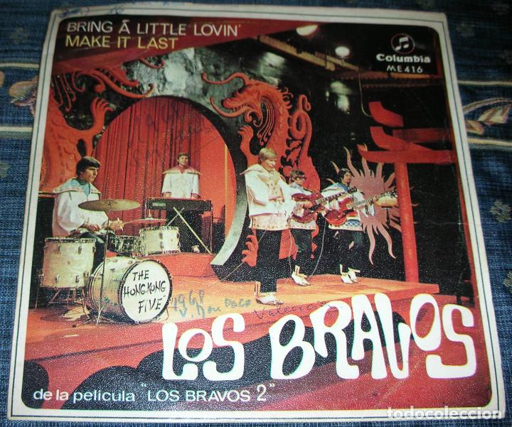 Discos de vinilo: LOS BRAVOS - BRING A LITLE LOVIN - SINGLE 1967 - Foto 1