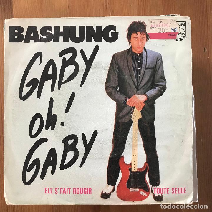Discos de vinilo: BASHUNG - GABY, OH! GABY - 7&rdquo; SINGLE PHILIPS 1980 - Foto 1