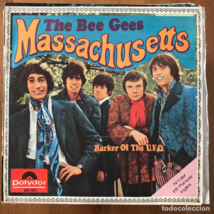 Discos de vinilo: BEE GEES - MASSACHUSETTS - 7&rdquo; SINGLE POLYDOR 1967 - Foto 1