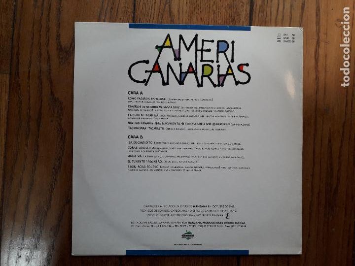 Discos de vinilo: Sabande&ntilde;os - americanarias - Foto 2