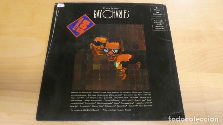 Discos de vinilo: LP VINILO . DOBLE LP . RAY CHARLES . 25 A&Ntilde;OS DE EXITOS . - Foto 1
