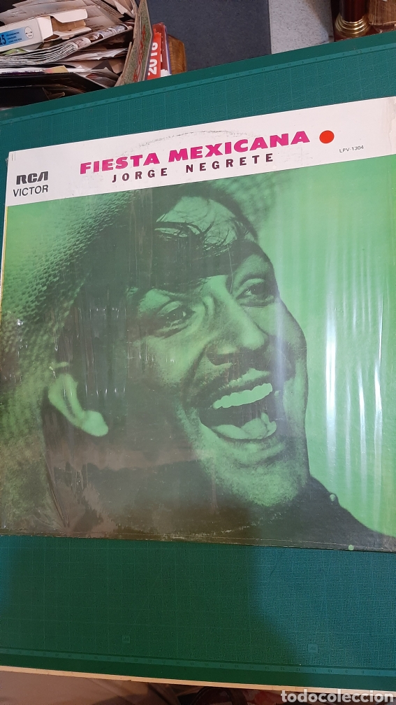 Dischi in vinile: PERFECTO NUEVO LP FIESTA MEXICANA JORGE NEGRETE 1972 RCA LPV 1304 DISCOS COLISEVM COLECCIONISMO
