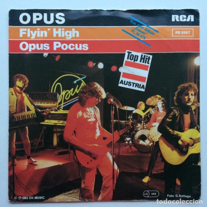 Discos de vinilo: Opus &lrm;&ndash; Flyin High / Opus Pocus Germany,1982 RCA - Foto 1