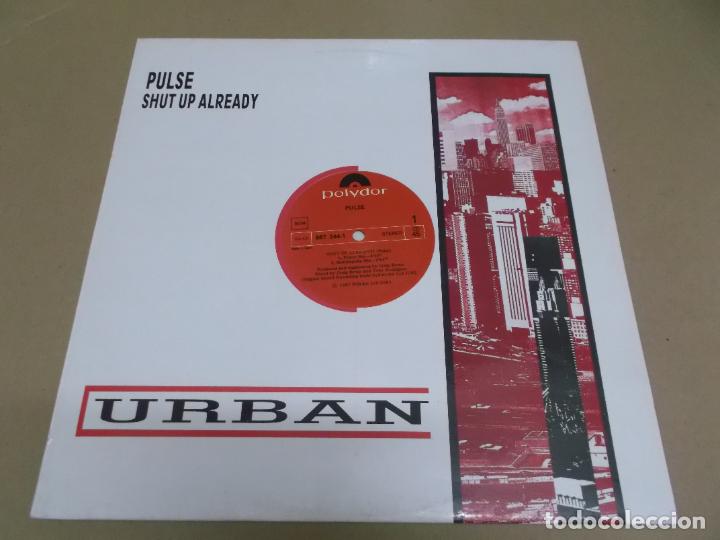 Discos de vinilo: PULSE (MAXI) SHUT UP ALREADY (4 TRACKS) A&Ntilde;O 1987 - Foto 1