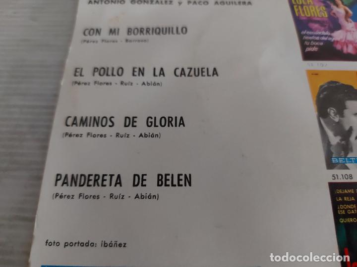 Discos de vinilo: LOLA FLORES Y ANTONIO GONZALEZ / VILLANCICOS GITANOS / EP-BELTER-1964 / MBC. ***/*** - Foto 3 - 274546813