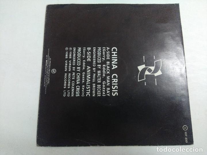 Discos de vinilo: SINGLE/CHINA CRISIS/BLACK MAN RAY. - Foto 3