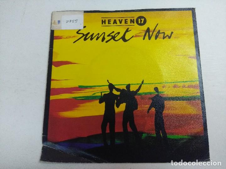 Discos de vinilo: SINGLE/HEAVEN 17/SUNSET NOW. - Foto 1