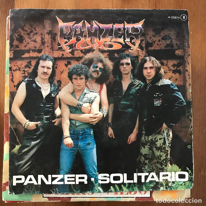 Discos de vinilo: PANZER - PANZER / SOLITARIO - 7&rdquo; SINGLE CHAPA 1982 - Foto 1