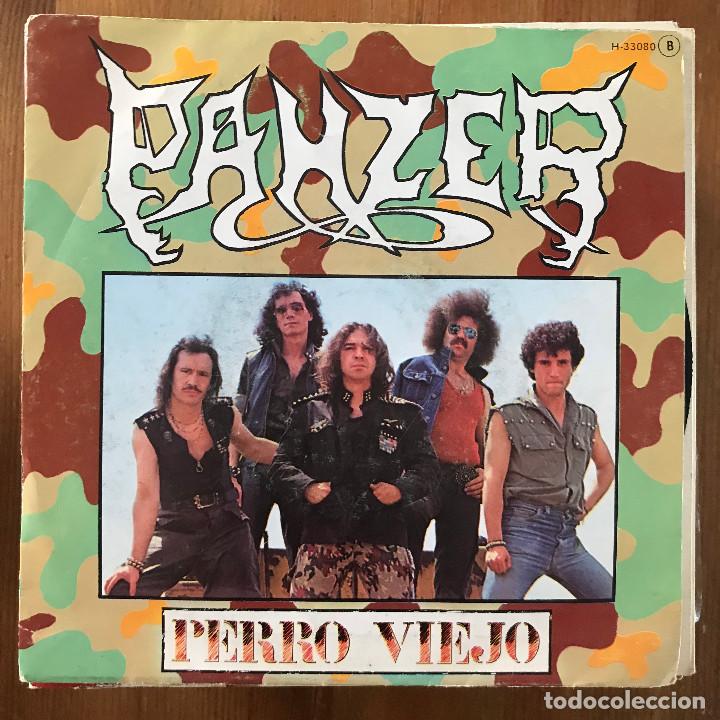 Discos de vinilo: PANZER - PERRO VIEJO - 7&rdquo; SINGLE CHAPA 1982 - Foto 1