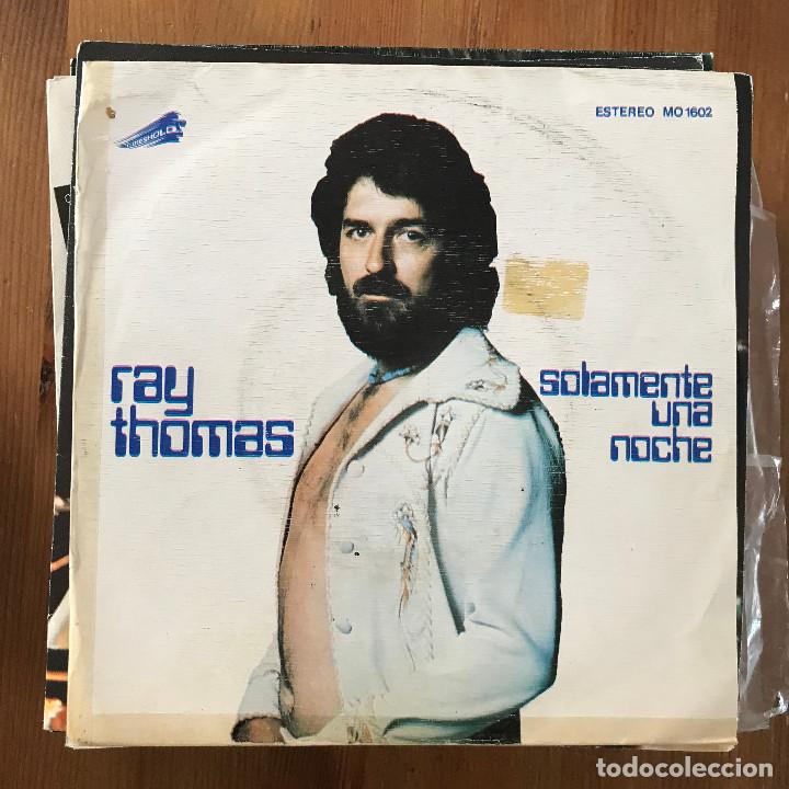 Discos de vinilo: RAY THOMAS - ONE NIGHT STAND - 7&rdquo; SINGLE THRESHOLD 1976 PROMO - Foto 1