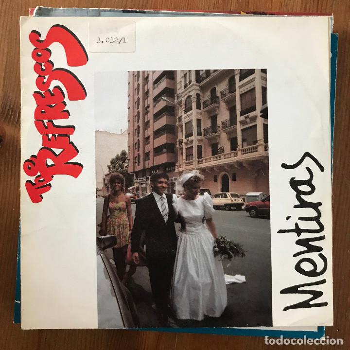 Discos de vinilo: THE REFRESCOS - MENTIRAS - 7&rdquo; SINGLE POLYDOR 1989 - Foto 1