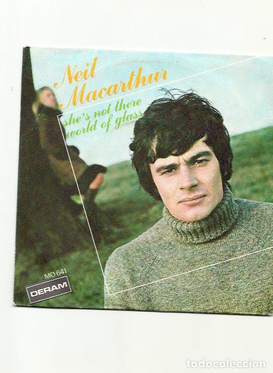 Discos de vinilo: NEIL MACARTHUR. Shes not there (vinilo single 1969) - Foto 1