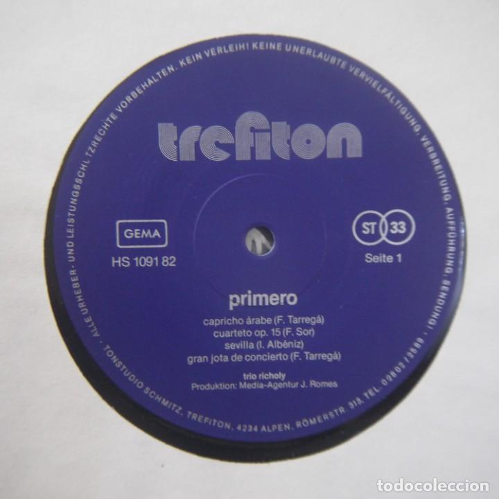 Discos de vinilo: TRIO RICHOLY - PRIMERO - LP GERMANY - Foto 2
