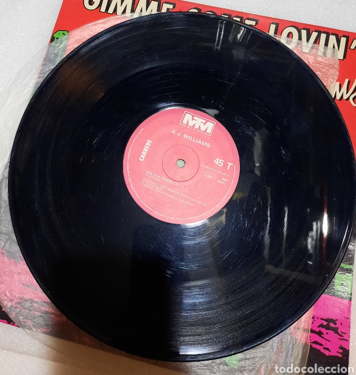Discos de vinilo: A. J. Williams - gimme some lovin - Foto 2