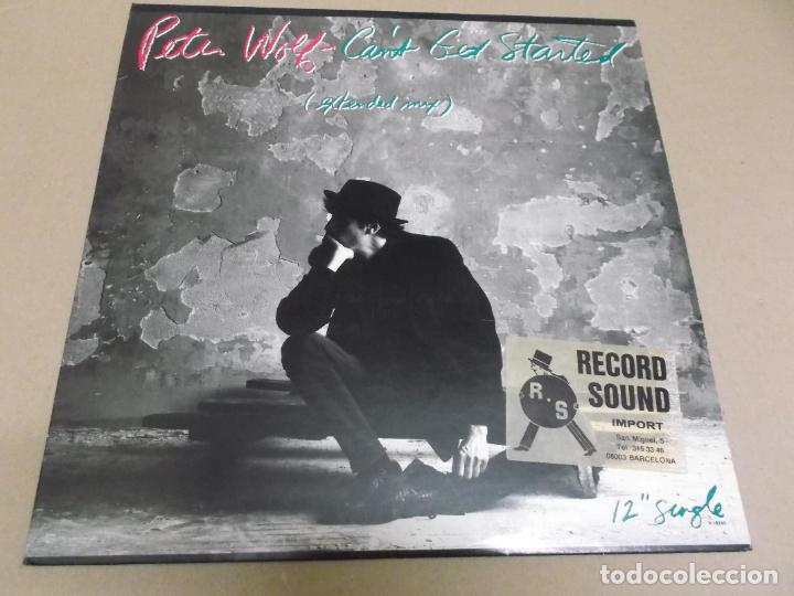 Discos de vinilo: PETER WOLF (MAXI) CAN&rsquo;T GET STARTED (4 TRACKS) A&Ntilde;O 1987 &ndash; EDICION U.S.A. - Foto 1
