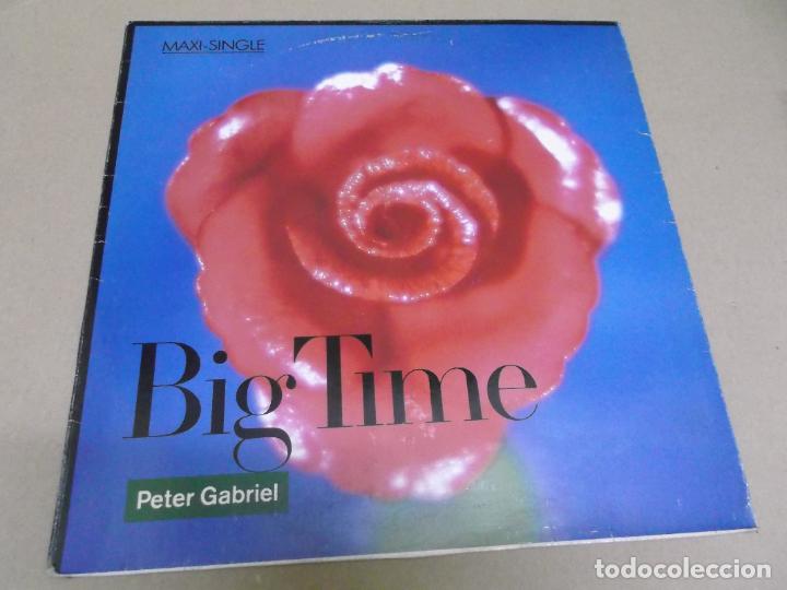 Discos de vinilo: PETER GABRIEL (MAXI) BIG TIME (3 TRACKS) A&Ntilde;O 1987 - Foto 1