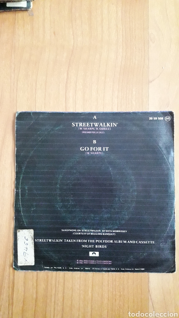 Discos de vinilo: SHAKATAK. STREETWALKIN - Foto 2